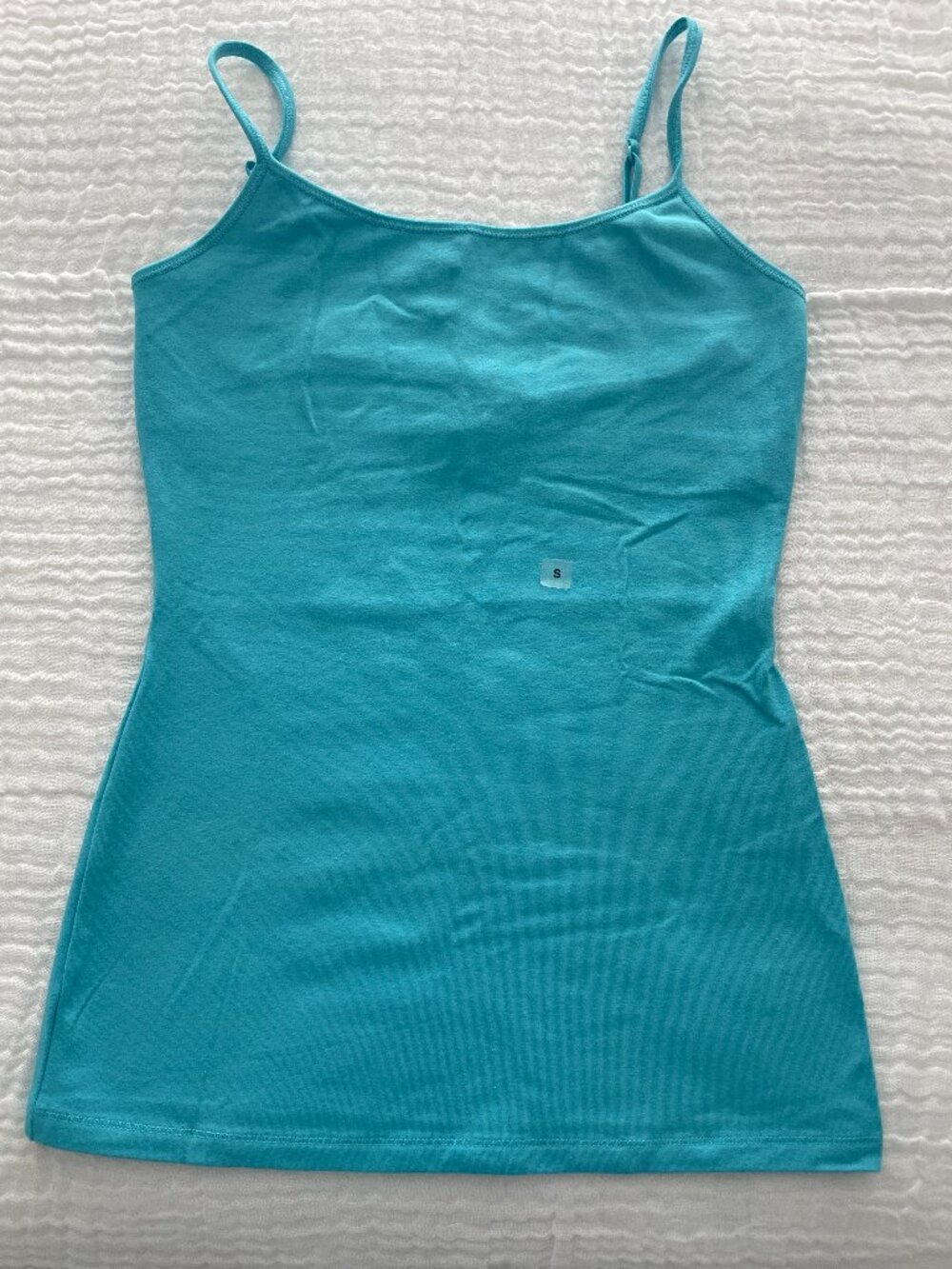 EXPRESS BEST LOVED CAMI SHELF BRA ADJUSTABLE AQUA BLUE SIZE SMALL NWT